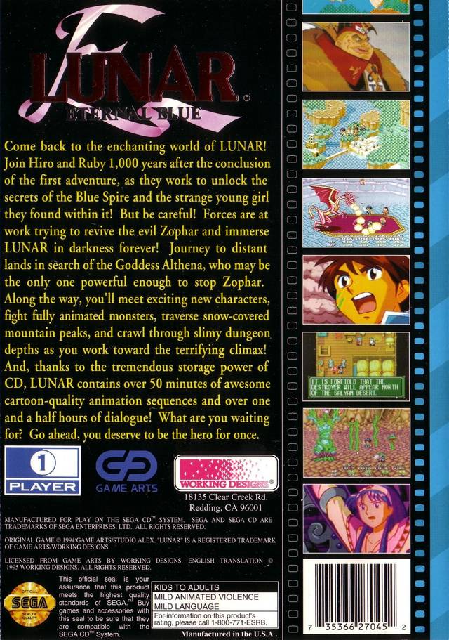 Lunar - Eternal Blue (SCD) (Genesis) (gamerip) (1995) MP3 Lunar - Eternal Blue (SCD) (Genesis) (gamerip) (1995) MP3